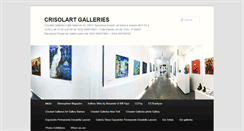Desktop Screenshot of crisolart.com